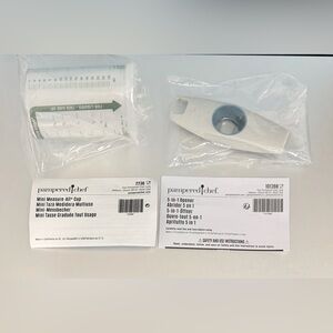 Pampered Chef Mini Measure-All Cup & 5-In-1 Opener Set